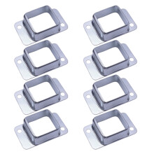 Fence Wall Mount Bracket Replacement Double Flange-8 pieces