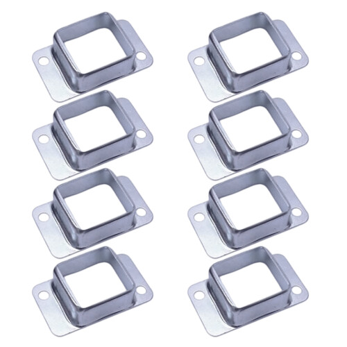 Fence Wall Mount Bracket Replacement Double Flange-8 pieces