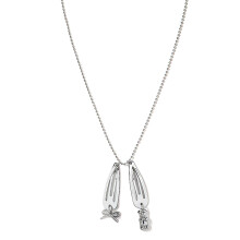 Trendy ketting met hanger in de vorm van een beer en verstelbare