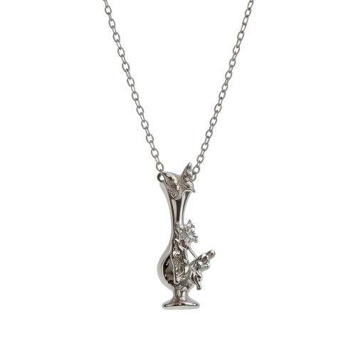 Collier vase papillon bohème élégant, chaîne de clavicule,