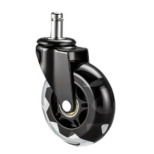 Zware 3 inch ABS-wielen voor meubels met stille-zwarte enkele
