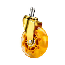 3 inch stille draaiwielen, soepele 360 graden-gouden single