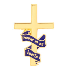 Lint Broche Pin Kleding Sieraden Mooi Accessoire Delicate-Blauw