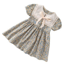 Girl Floral Party Dress Thin Style