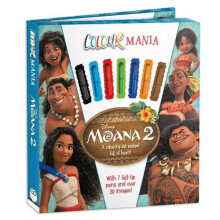 Disney Moana 2 Colourmania by Walt Disney Paperback Book