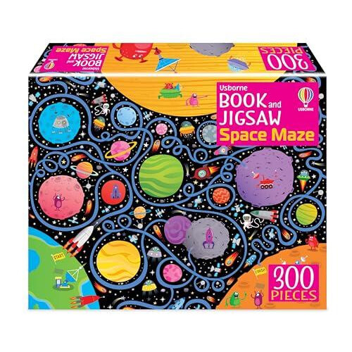 Usborne Book and Jigsaw Space Maze by Sam Smith Paperback Book