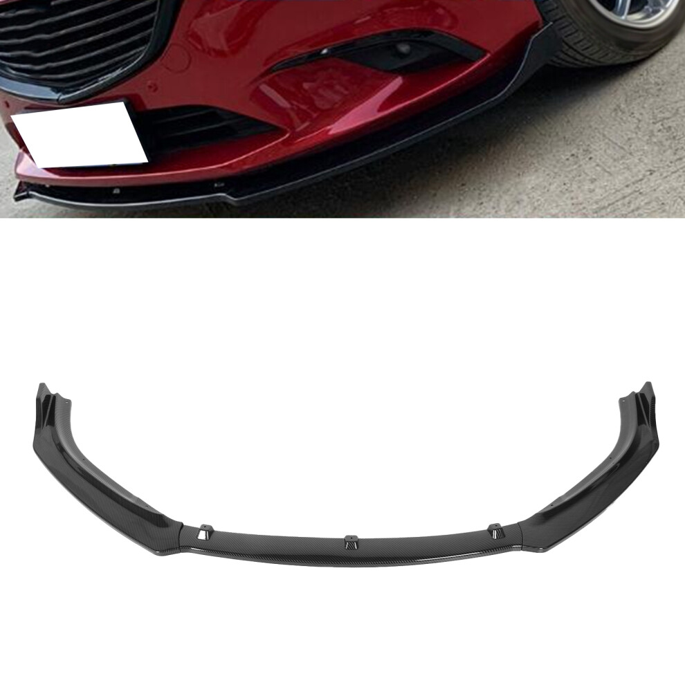 Front Splitter Lip For Mazda6 Atenza 2014-2018 Abs 7340572699404