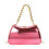 Contemporary Shoulder Bag with Chain Strap Evening Bag-Hot Pink 1