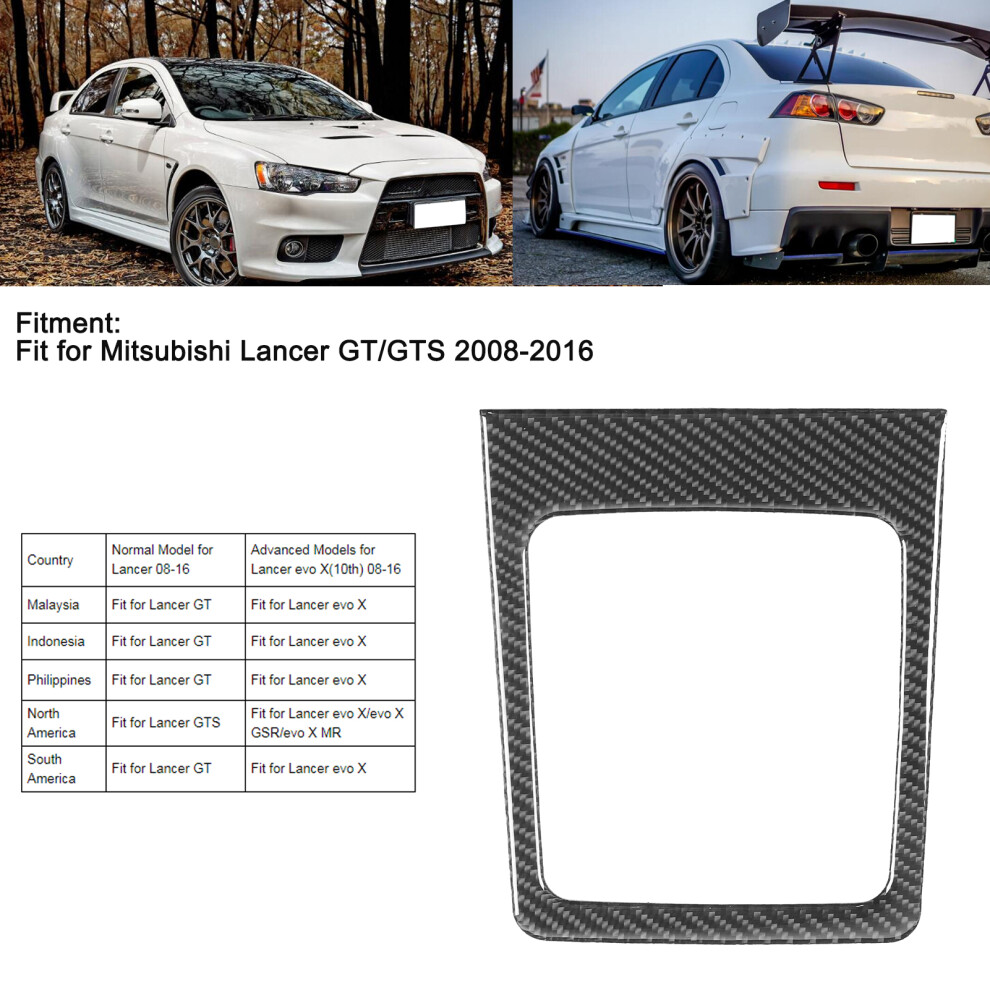 Carbon Fibre Gear Shift Trim For Lancer Gt/Gts 7340572719881