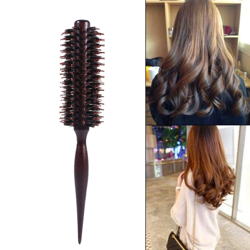 Curly Hair Radial Wooden Brush