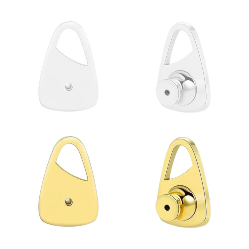 Petal Designed Earring Stabilizers Secure Fit For-white gold