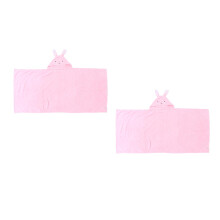 2Stk Cartoon Kinder Badetuch Mit Pink, Hautfreundlicher