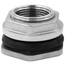 Raccord de réservoir d'eau en acier inoxydable SUS304, 1/2 pouce