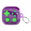 Étui transparent en PC TPU pour Buds 4 avec support,-Violet 1