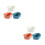 6Pcs Small PP Food Waste Bins Assorted Colors for Kitchen 1