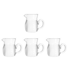 4Pcs Clear Pc Mini Wine Dispenser with Handle for Restaurant