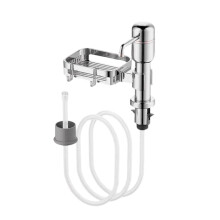 Snel gemonteerde zeepdispenser met precisiepompen-Zilver B
