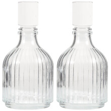 2St Praktische Glazen Decanters Voor En