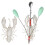Crayfish Bait with Hook for Fishing 14