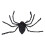 Mochila com asas de aranha para doces de Halloween (1 unidade) 1