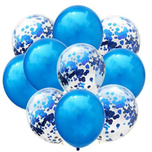 Zriyin konfettiballonger heliumset 50 delar