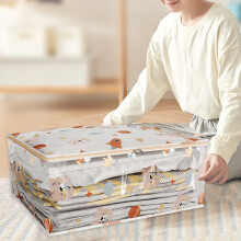 Sac de rangement penderie avec fermeture éclair pour couvertures surdimensionnées