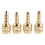4Pièces Connecteur De Gonflage Valve De Métal Durable 1