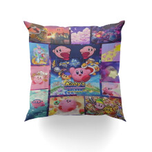 Kirby sierkussenhoes voor buiten, feestelijke decoratie, 12x12 inch
