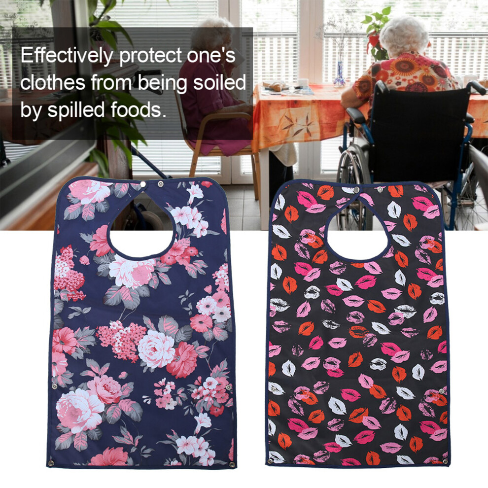 Adult Waterproof Bib Double Layer Elder