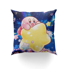 Sierkussenhoes met Kirby-print voor buiten, decoratief, 12x12 inch