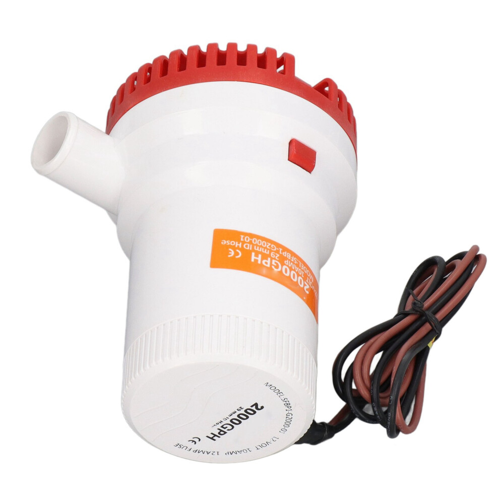 12V Submersible Bilge Pump 2000GPH Boat