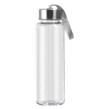 Copo de plástico Begine transparente de 300ml com tampa branca
