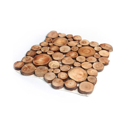 Natural Pine Wood Chips with Bark 1.5-3cm 100 pcs
