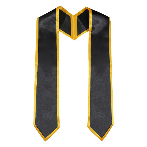 Graduation Shoulder Strap Satin Shawl 175cm