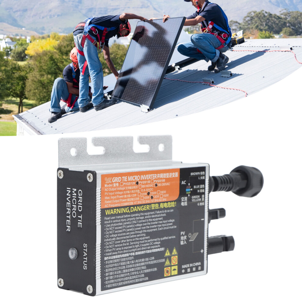 Pv Grid Tie Inverter 150W 220V 7340572886590