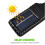 Poste de luz solar externo à prova d'água com sensor de movimento (1 unidade) 3