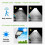 Poste de luz solar externo à prova d'água com sensor de movimento (1 unidade) 5