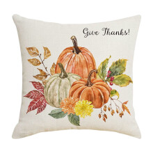 WJSXC Herbst-Halloween-Kissenbezug 45 x 45 cm