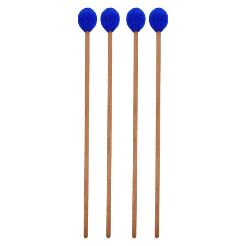 4Stk Weiche Marimba Mallets Holz Mit Garn Köpfen Percussion