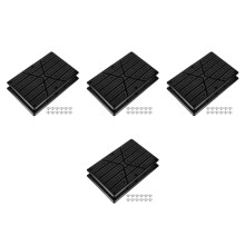 8Pièces Patch De Réparation En Caoutchouc Noir Tapis Auto Antidérapant