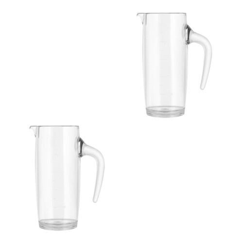 2Pièces Carafe À Vin Transparent Pièce Élégante Pour Usage