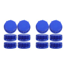 12Pcs Breathable Can Caps Blue ABS Rubber Bucket Lids Replacement