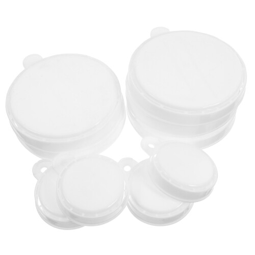 10Ensembles Couvercles De Fûts Plastique Blancs Caps Industriels