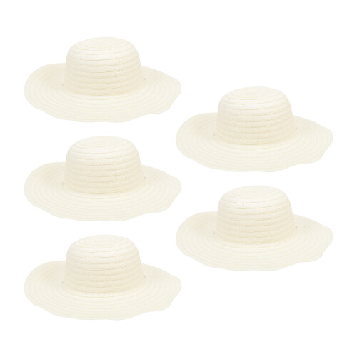 5Pièces Chapeaux D'art En Beige Pour Enfants