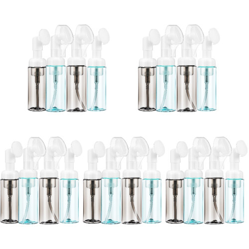 20Pcs Assorted Color Foam Soap Dispenser Bottles Portable Plastic Pump