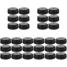 30Pcs Can Caps Replacement ABS Rubber Black for Gasoline Cans