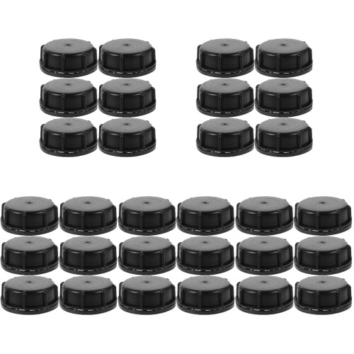 30Pcs Can Caps Replacement ABS Rubber Black for Gasoline Cans