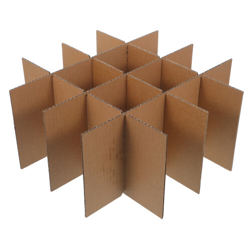 6Pcs Lightweight Stemware Dividers for Moving Boxes with Grid Design