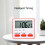 Magnetic Kitchen Timer Digital Large Display 1 Piece 3