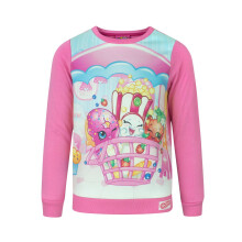 (11-12 Years) Shopkins Sweatshirt (Girls Pink)